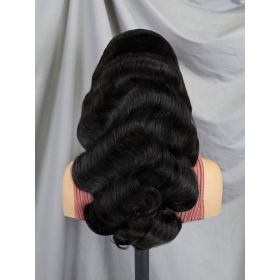 6x4 Density Virgin Human Hair Wigs For Black Women Vietnamese Raw Hair Transparent Lace Front Pre-Plucked Bleached Knots (Option: Body wave-6x4 26Inch)